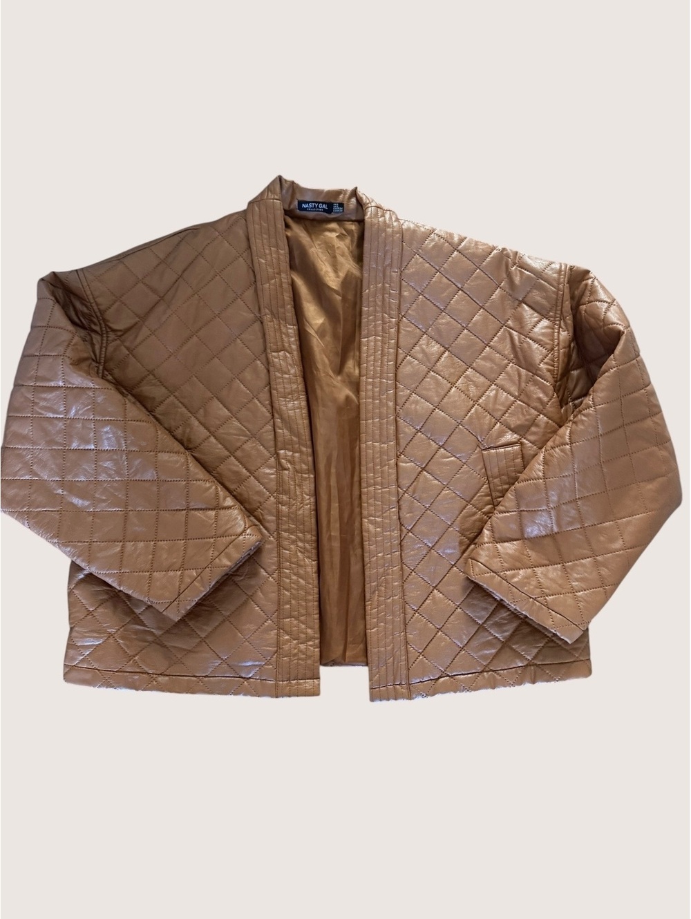 Nasty Gal Vegan Leather Kimono Style Jacket